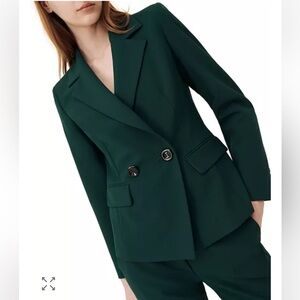 MARELLA Emerald Green Double Breasted Suit Made in Italy